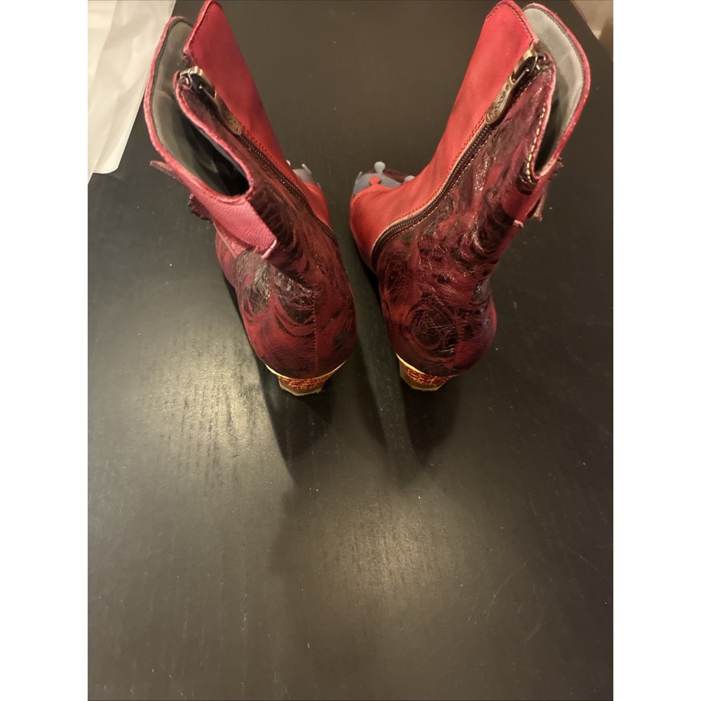 Socofy Women's Leather Boots Size 37 US 6 In EUC super Soft 100% Leather - Picture 3 of 8